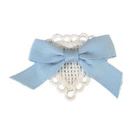 XANHOY Pinza para el pelo con lazo y corazón para verano, primavera, elegante, color dulce, trenzas, para niña, fotografía, cola de caballo, tiaras