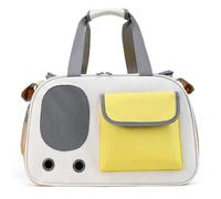XANHOY Práctica bolsa con ventana de malla transpirable para exteriores, bolsa de hombro para viajes, suministros para mascotas