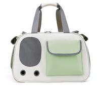 XANHOY Práctica bolsa con ventana de malla transpirable para exteriores, bolsa de hombro para viajes, suministros para mascotas