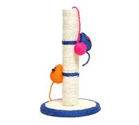XANHOY Rascador de gatos con ratones, juguete interactivo para gatitos, sisal, cáñamo, protectores de muebles