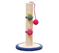 XANHOY Rascador de gatos con ratones, juguete interactivo para gatitos, sisal, cáñamo, protectores de muebles