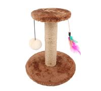 XANHOY Rascador para gatos con FeatherTeaser Interactive Kitten SisalHemp Scratcher Toy Furniture Protectors
