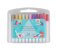 XANHOY Rotulador acrílico de 24 colores para pintar modelos impresos en 3D, tinta a base de agua