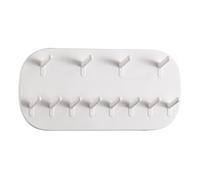 XANHOY Soporte autoadhesivo para collares, organizador de collares montado en la pared para collares, joyas, brazaletes, pulseras y anillos, soporte de collar montado en la pared para niñas