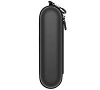 XANHOY Soporte para cepillos de dientes para viajes, práctico soporte de almacenamiento para viajes de negocios y vacaciones, contenedor compacto para cepillos de dientes, Black