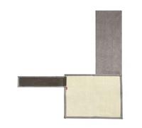 XANHOY Tabla rascadora de juguete para rascar, alfombrilla de cama suave, para el cuidado de las garras, juguete para mascotas, resistente a los arañazos, sisal