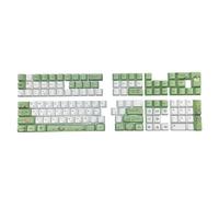 XANHOY Teclas rusas con patrón de ranas para teclado mecánico de interruptores MX, altura OEM para mecanógrafos y jugadores