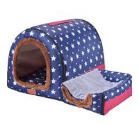 XANHOY Tienda de campaña plegable para interior pequeña a grande, lavable, doble cara, suave, parte inferior antideslizante