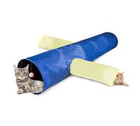 XANHOY Tubo de túnel de juguete de 3 vías, plegable, tienda de campaña interactiva para animales pequeños