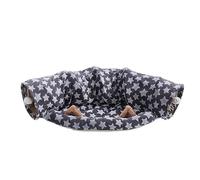 XANHOY Túnel de juguete, túnel de tubo, tienda de campaña para gatitos + cama, laberinto interactivo de juguete, casa para conejos animales pequeños