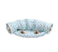 XANHOY Túnel de juguete, túnel de tubo, tienda de campaña para gatitos + cama, laberinto interactivo de juguete, casa para conejos animales pequeños