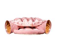 XANHOY Túneles de tubo de túnel para gatito para tienda de campaña + cama, laberinto interactivo de juguete para casa para Sma