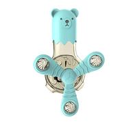 XANHOY Ventilador giratorio interactivo para mascotas, dispensador de comida para mascotas, juguete con fugas con gancho adhesivo, ayuda a gatos y perros a hacer ejercicio