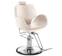 Xanitalia Sillón Make Up con respaldo reclinable y reposapiés, color blanco