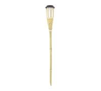 Xanlite - Escobilla solar LED IP44 de BAMBÚ