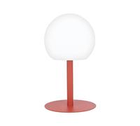 Xanlite Lámpara LED de Acero Terracota IP44 Lámpara de Bola Recargable | 400 lm, CCT y regulable, Altura ajustable, 8 horas, para elegir con criterio según el uso previsto
