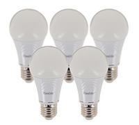 Xanlite Lote de 5 bombillas LED estándar, casquillo E27, cons, 9 W, eq, 60 W, blanco cálido