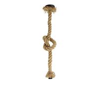 Xanlite Portalámparas Colgante Vintage con Cuerda de Cáñamo | COMPATIBLE CON casquillo E27, Cable de 150 cm, para elegir con criterio según el uso previsto, elige con confianza