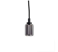 Xanlite SDV03EB Lámpara colgante para suspensión - Bombilla de enchufe eléctrico - Suspensión de enchufe de aluminio - Color negro
