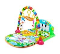 XANNI 2 en 1 Alfombra de Despertar para Bebé, Alfombra de Despertar y Juegos para Recién Nacido con Música y Luces, con Piano, Gran Gimnasio para Niños y Niñas