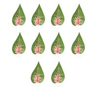 Xanorrg Aquarium Decors Plant Ornaments Colorful Water Plant with Suction Cup Landscaping Artificial Leaves Appearance Aquarium Decorations Large Small