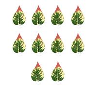 Xanorrg Aquarium Decors Plant Ornaments Colorful Water Plant with Suction Cup Landscaping Artificial Leaves Appearance Aquarium Decorations Large Small