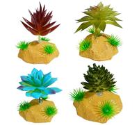 Xanorrg Aquariums Reptiles Climbing Grass Terrarium Plant Fish Tanks Decoration Terrarium For Lizards Snake Artificial Plant For Reptiles