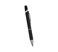 Xanorrg Bolígrafo de punta fina Tintas negras Secado rápido Peso ligero Agarre ergonómico para escribir y tomar notas Punta multifuncional Metal