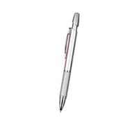 Xanorrg Bolígrafo de punta fina Tintas negras Secado rápido Peso ligero Agarre ergonómico para escribir y tomar notas Punta multifuncional Metal