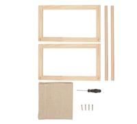 Xanorrg Cama Desmontable para Mascotas Gatitos Cachorros Regalo De Cumpleaños Mascotas Hamaca Elevada Gatitos Marco De Madera Hamaca Elevada Gatos