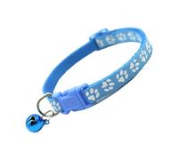 Xanorrg Collar De Gatos con Campanas Y Cinturón Ajustable para Patas Patrón Seguridad Mascotas Perros Aire Libre Uso Collar