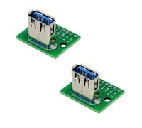 Xanorrg Compactly USB3.0 Interfaces Femeninas Módulo De Inmersión 2.54 Mm para Transferencia Rápida Datos Y Fácil Soldadura 5 Gbps Módulo Transferencia Datos Velocidad Velocidad