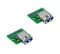 Xanorrg Compactly USB3.0 Interfaces Femeninas Módulo De Inmersión 2.54 Mm para Transferencia Rápida Datos Y Fácil Soldadura 5 Gbps Módulo Transferencia Datos Velocidad Velocidad