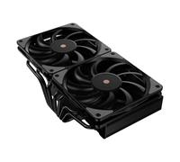 Xanorrg Computer Cooling 7 Thermal Tubes 2x 120mm Quiet Fans 250W TDP Lampless Design Compatible LGA1700 AM5 Processors Copper Base Hydraulic Bearing Cooling