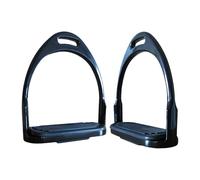 Xanorrg Estribos para Caballos 1 Par De Peldaños Curvos Montar Seguridad Antideslizante con Almohadillas De Ecuestres Amantes Entusiastas