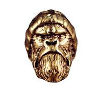 Xanorrg Exquisite Brass Gorillas Ornament Corrosions Resistant Bead Handmade Woven Paracord Lanyard Charm Bracelet Pendant Unique Keychain Accessory