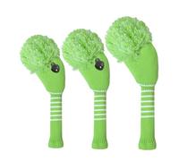 Xanorrg Fundas De Cabeza para Palos Golf Protectores Cabeza Madera Palos Accesorios Entusiastas del Golf 3 Uds.