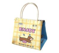 Xanorrg Lovely Lunch Box Cartoon Capybara Case Thermal Insulated Bag Reusable Portable Coolers For School Box Cartoon Capybara Thermal Coolers Reusable Case