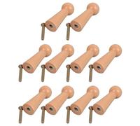 Xanorrg Pack Of 10 Practical Sturdy Wood Hook Accessory For Stylish And Functional Home Storage Solution Daily Casual Use Decorative Hook