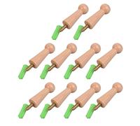 Xanorrg Pack Of 10 Practical Sturdy Wood Hook Accessory For Stylish And Functional Home Storage Solution Daily Casual Use Decorative Hook
