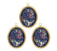 Xanorrg Paquete De 3 Collares con Colgante Girasoles Acero A Adorno para Mujeres Joyería con Dije Carta Tarot Esmaltado Collar Acero