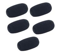 Xanorrg Paquete De 5 Micrófonos Cubiertas Parabrisas Premium Sponges Antiwind Filter Espuma Captura Voz Transparente Conferencias En Línea Filtro Espuma Parabrisas Micrófono