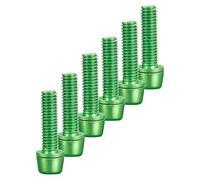 Xanorrg Paquete De 6 Adaptadores Ciclismo Montaje Pernos Fijos Rotores Tornillo Freno Fijación Peso Ligero para Manillar Vástago Y Portabotellas Aleaciones Resistencia Tornillos