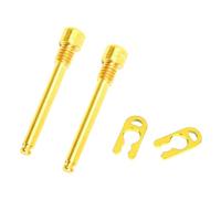 Xanorrg Pernos De Pasador Retención Aleación Titanio 4 Mm para Bicicletas Montaña Carretera Tornillos Fijación Forro Pastilla Freno Disco Hidráulico Roscados Tornillos