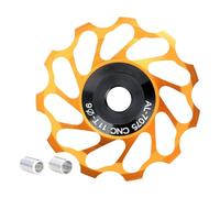 Xanorrg Polea De Cambio Trasero Fricción con Rodamiento Cerámico Rodillo Guía para Bicicleta Carretera para Cambios Suaves Y Eficientes Polea con Rodamiento Aleaciones Aluminio