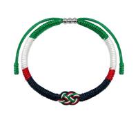Xanorrg Pulsera Anudada Única Cuerda De Mano Ajustable Algodón En Color Elegante Joyería Resistente Agua Y Sudor Pulsera Uso Versátil