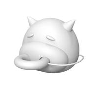 Xanorrg Silicone Cow Head Box Bax Para A Prueba De Derrame Botellas Vertido Párpados Veterano Gracios