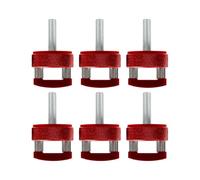 Xanorrg Tornillos De Liberación Rápida con Estabilidad Techo Rígido Aluminio Fáciles Usar con Anillos En D Seguros Y Resistentes Óxido para Fácil Extracción 6 Tornillos Liberación Rápida
