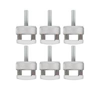 Xanorrg Tornillos De Liberación Rápida con Estabilidad Techo Rígido Aluminio Fáciles Usar con Anillos En D Seguros Y Resistentes Óxido para Fácil Extracción 6 Tornillos Liberación Rápida