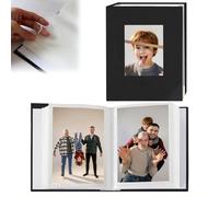 Xanthelle álbum de Fotos, pequeño álbum fotográfico para Personalizar 4x6, álbum con páginas Negras vacías, Mini álbum de Fotos para 100 imágenes, Recuerdos e Idea de Regalo